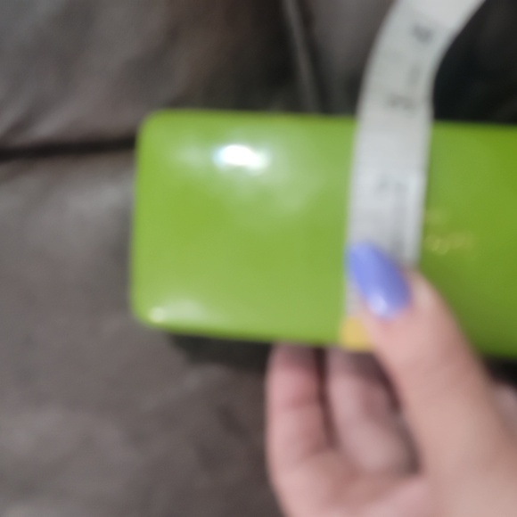 KATE SPADE two tone blue green hard sixe eyeglass sunglass case - Picture 8 of 11